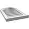 Ekena Millwork Octagonal Top Surface Mount PVC Gable Vent w/ 2"W x 2"P Brickmould Sill Frame, 16"W x 26"H GVPOT16X2603SF - alternate 3